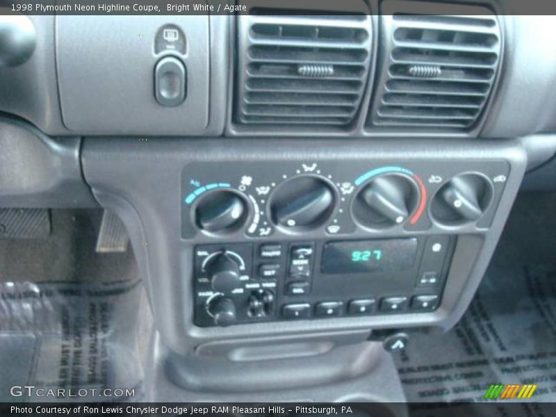 Bright White / Agate 1998 Plymouth Neon Highline Coupe