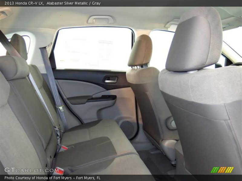 Alabaster Silver Metallic / Gray 2013 Honda CR-V LX