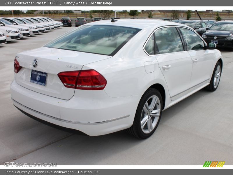 Candy White / Cornsilk Beige 2013 Volkswagen Passat TDI SEL