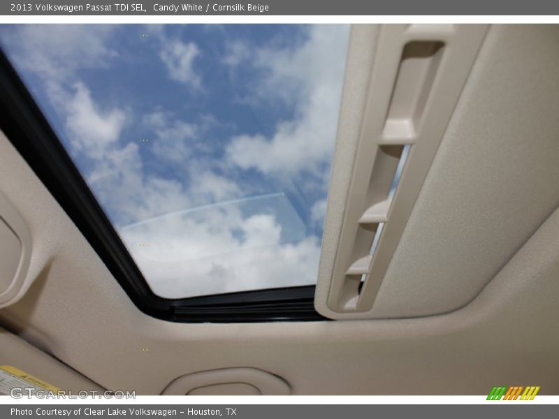 Candy White / Cornsilk Beige 2013 Volkswagen Passat TDI SEL
