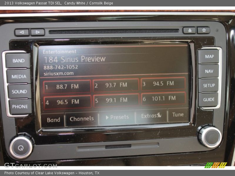 Candy White / Cornsilk Beige 2013 Volkswagen Passat TDI SEL