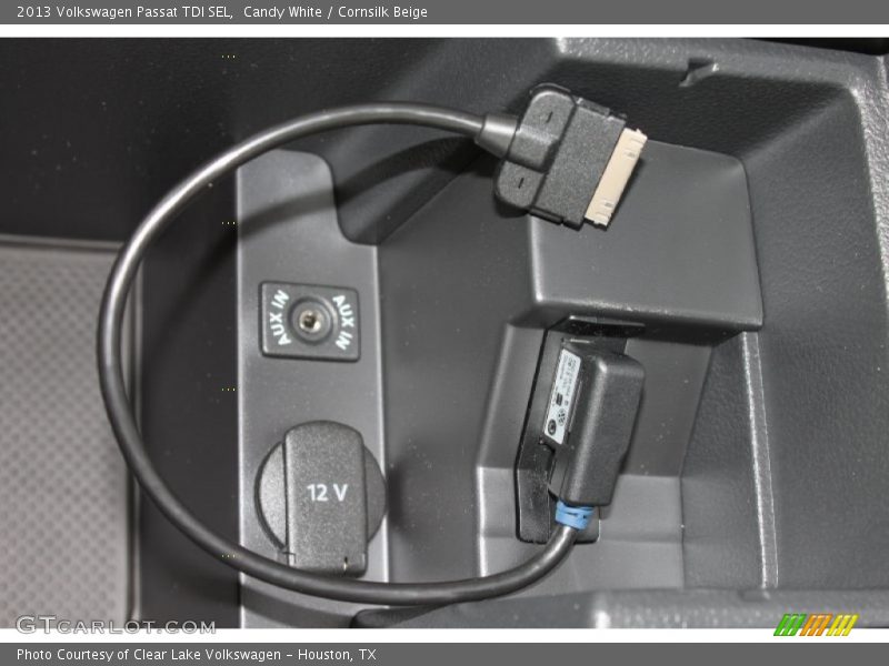 Candy White / Cornsilk Beige 2013 Volkswagen Passat TDI SEL