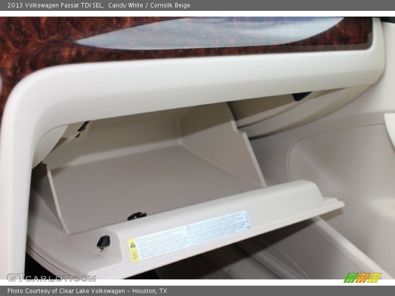 Candy White / Cornsilk Beige 2013 Volkswagen Passat TDI SEL