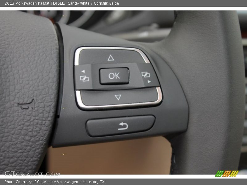 Candy White / Cornsilk Beige 2013 Volkswagen Passat TDI SEL