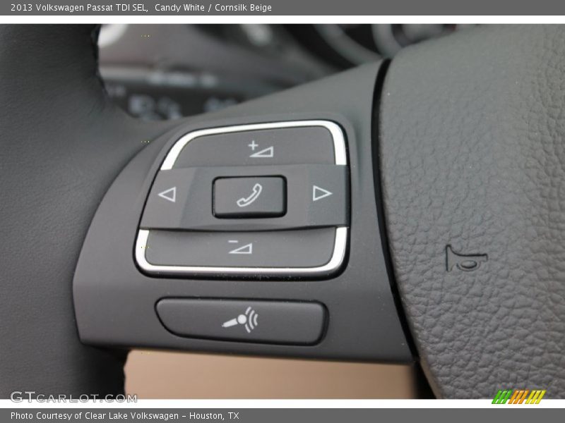 Candy White / Cornsilk Beige 2013 Volkswagen Passat TDI SEL