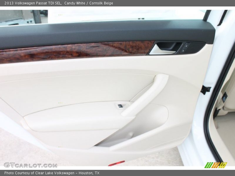 Candy White / Cornsilk Beige 2013 Volkswagen Passat TDI SEL