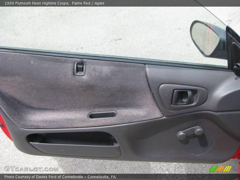 Flame Red / Agate 1999 Plymouth Neon Highline Coupe