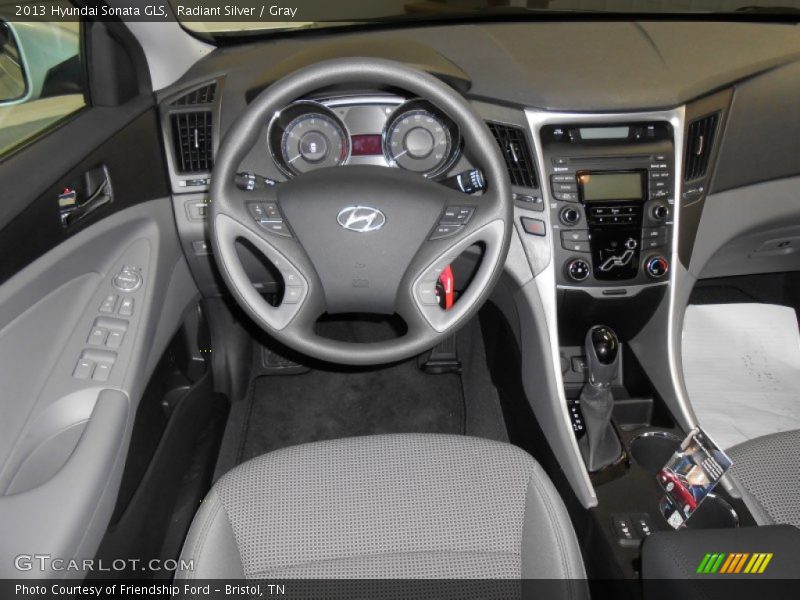 Radiant Silver / Gray 2013 Hyundai Sonata GLS