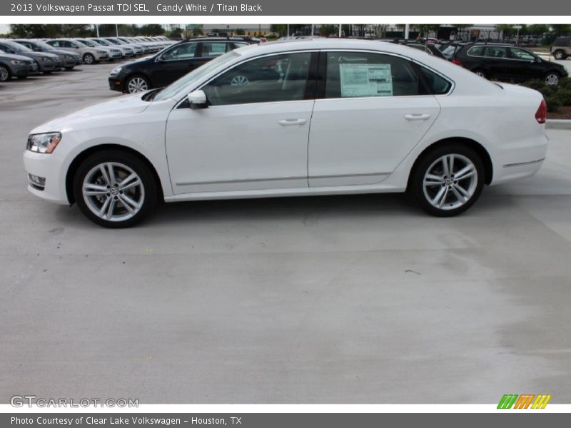 Candy White / Titan Black 2013 Volkswagen Passat TDI SEL