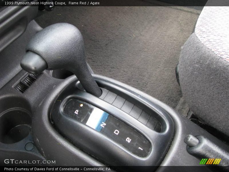 Flame Red / Agate 1999 Plymouth Neon Highline Coupe