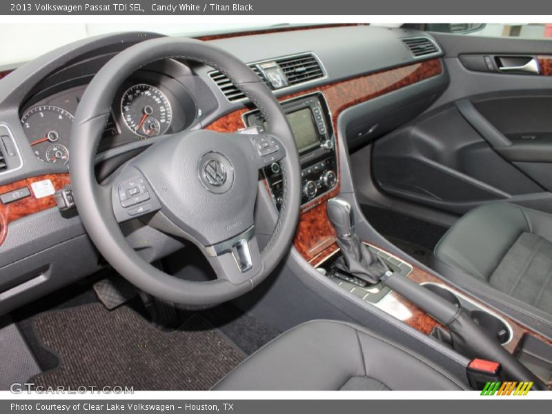 Candy White / Titan Black 2013 Volkswagen Passat TDI SEL