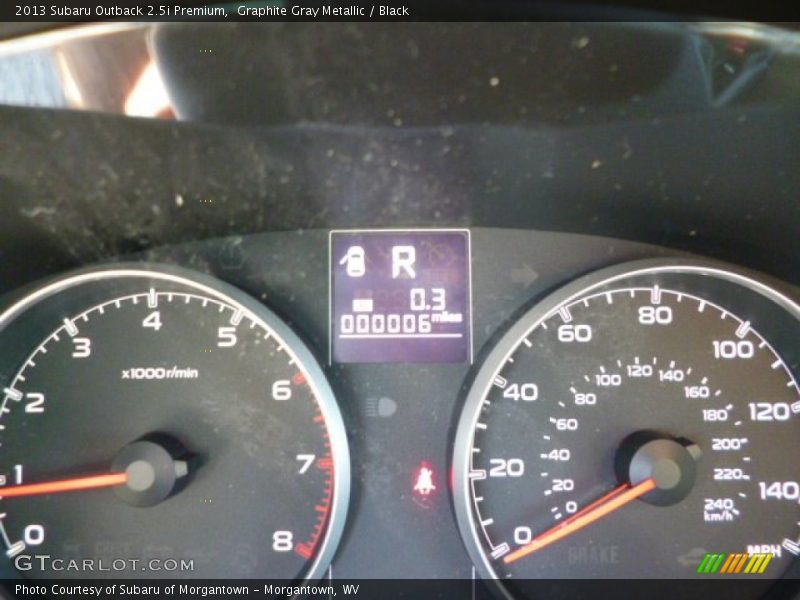 Graphite Gray Metallic / Black 2013 Subaru Outback 2.5i Premium