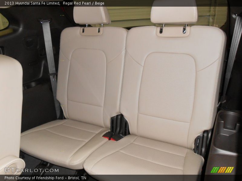 Regal Red Pearl / Beige 2013 Hyundai Santa Fe Limited