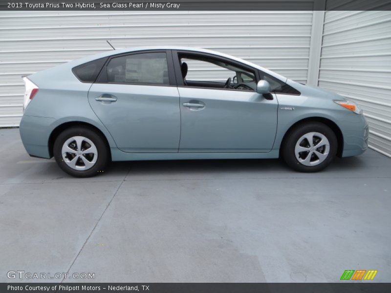 Sea Glass Pearl / Misty Gray 2013 Toyota Prius Two Hybrid