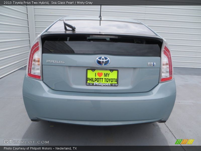 Sea Glass Pearl / Misty Gray 2013 Toyota Prius Two Hybrid