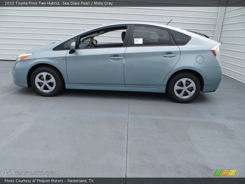 Sea Glass Pearl / Misty Gray 2013 Toyota Prius Two Hybrid