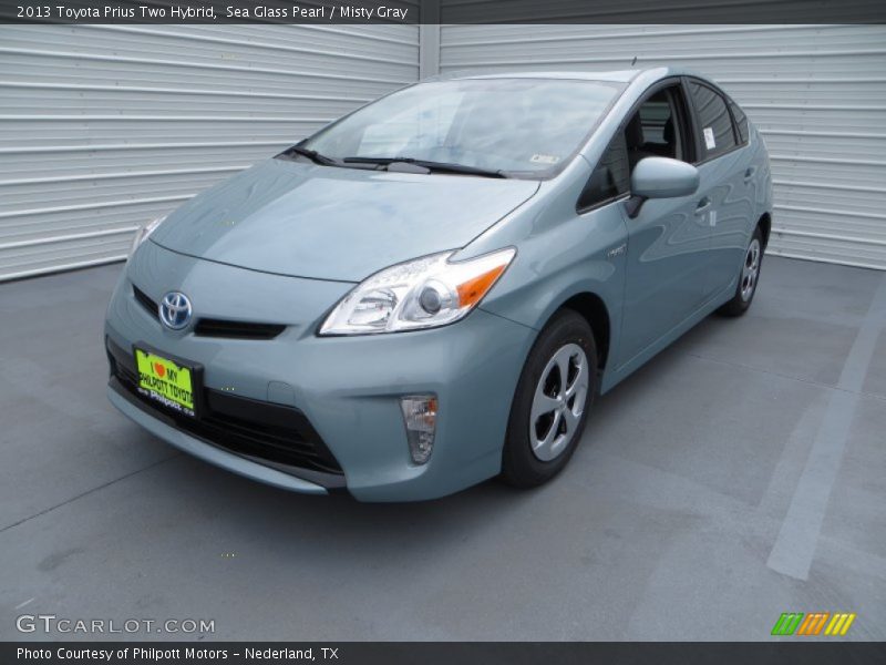 Sea Glass Pearl / Misty Gray 2013 Toyota Prius Two Hybrid
