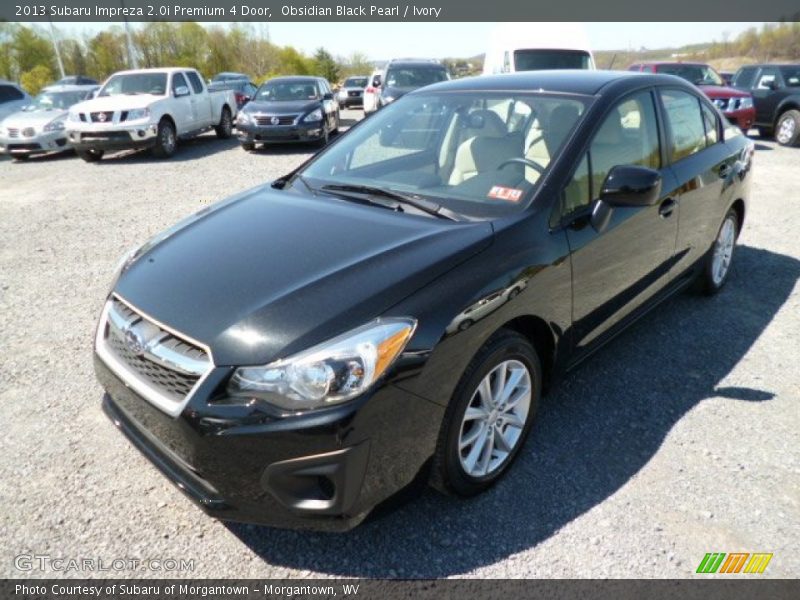 Obsidian Black Pearl / Ivory 2013 Subaru Impreza 2.0i Premium 4 Door