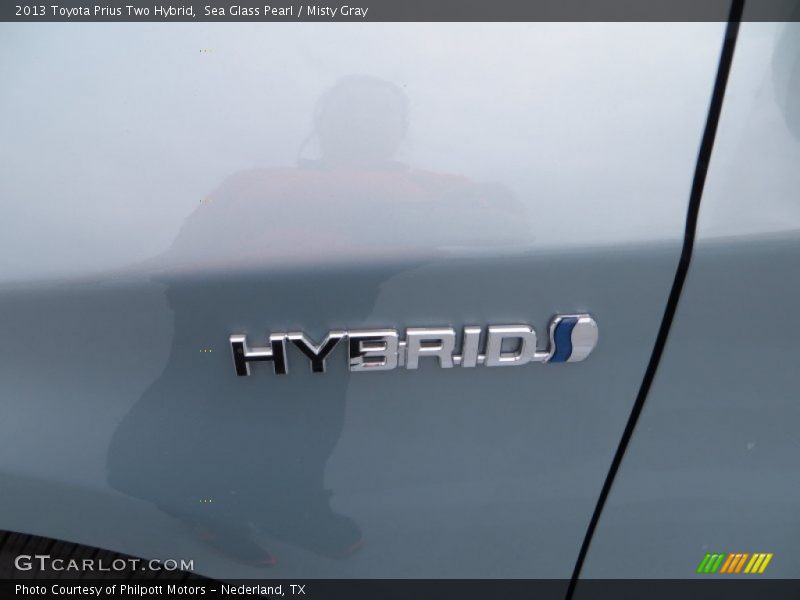 Sea Glass Pearl / Misty Gray 2013 Toyota Prius Two Hybrid