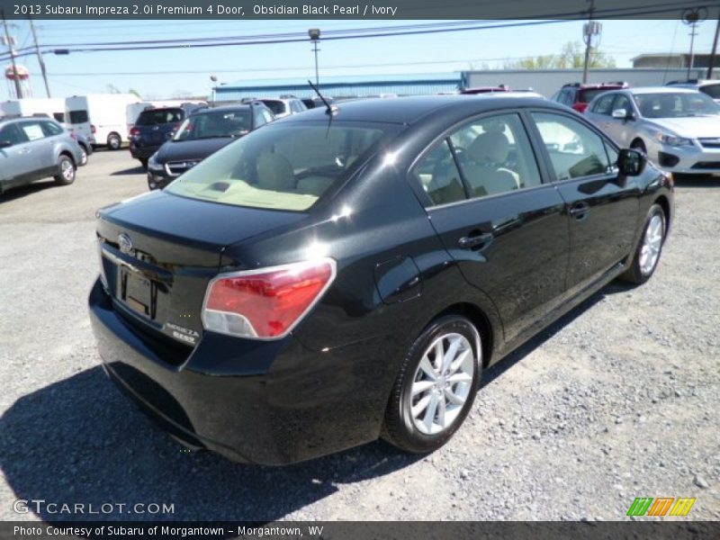 Obsidian Black Pearl / Ivory 2013 Subaru Impreza 2.0i Premium 4 Door