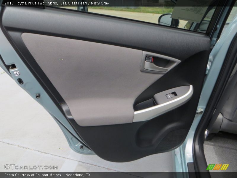 Sea Glass Pearl / Misty Gray 2013 Toyota Prius Two Hybrid