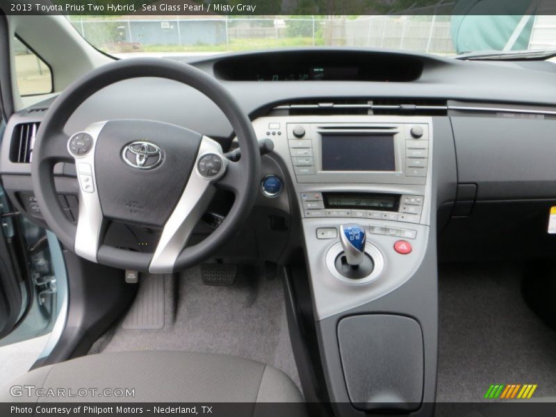 Sea Glass Pearl / Misty Gray 2013 Toyota Prius Two Hybrid