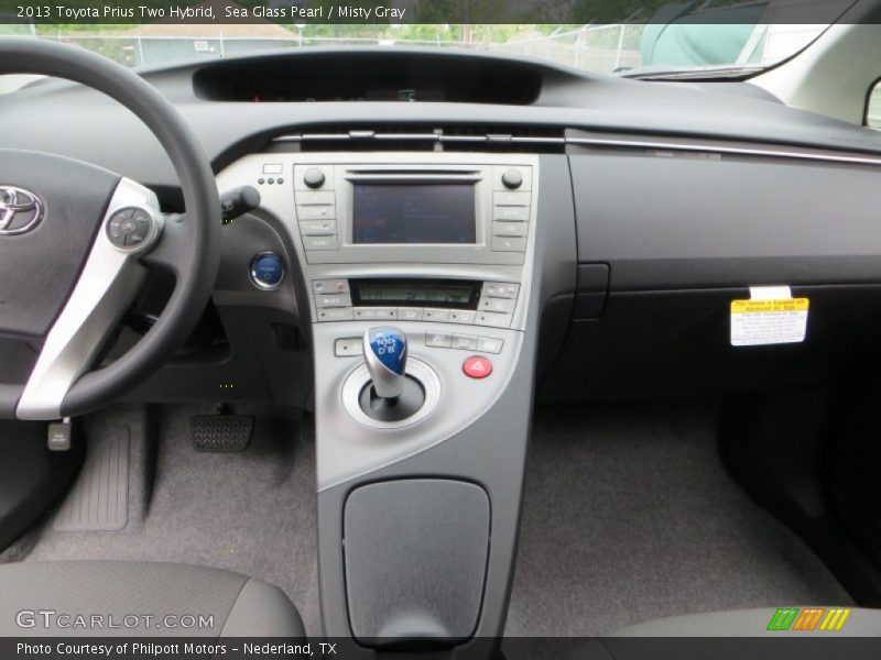 Sea Glass Pearl / Misty Gray 2013 Toyota Prius Two Hybrid