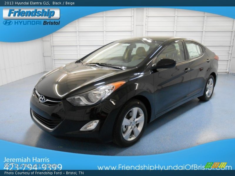 Black / Beige 2013 Hyundai Elantra GLS