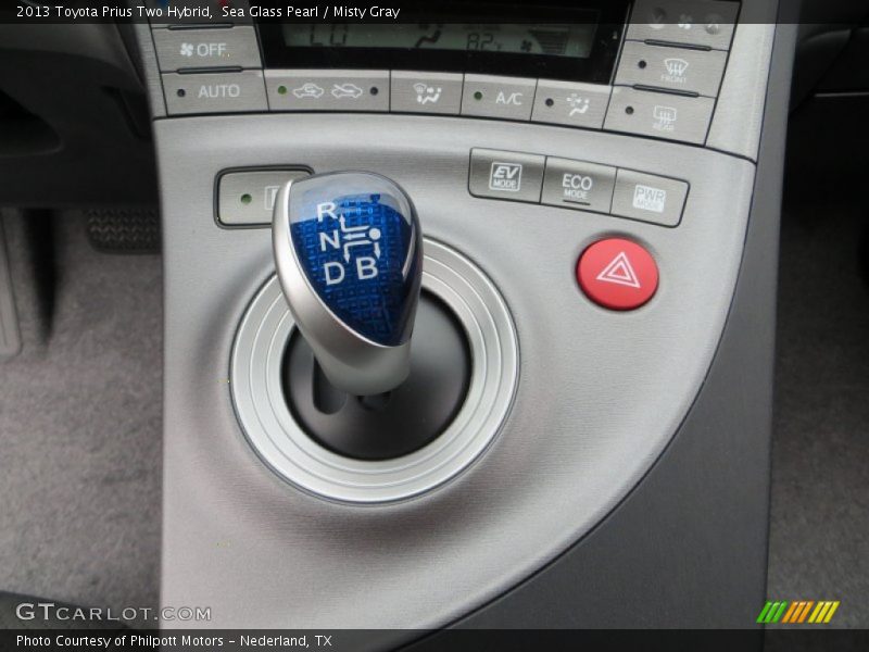 Sea Glass Pearl / Misty Gray 2013 Toyota Prius Two Hybrid