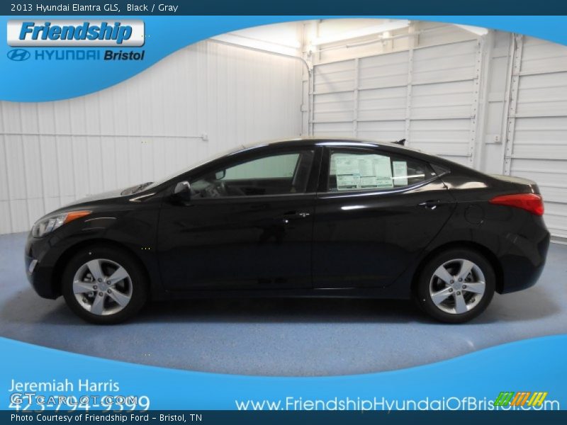 Black / Gray 2013 Hyundai Elantra GLS