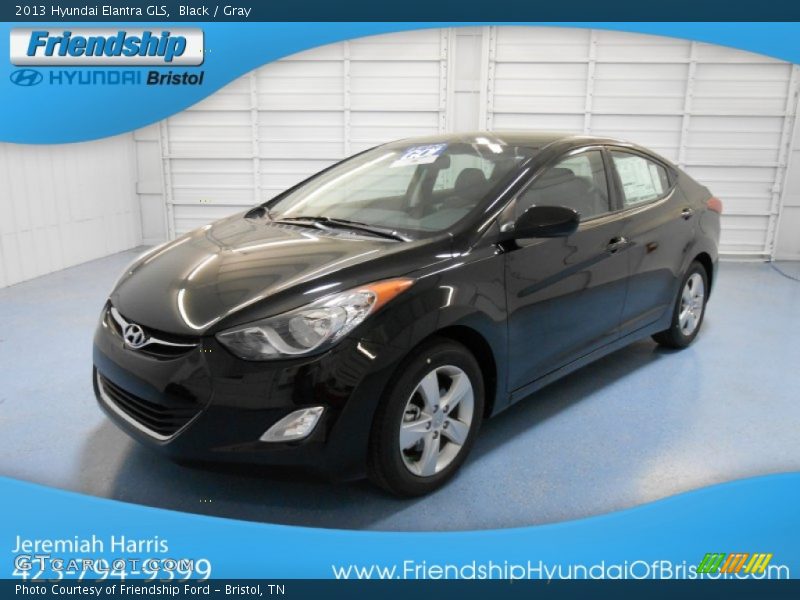Black / Gray 2013 Hyundai Elantra GLS