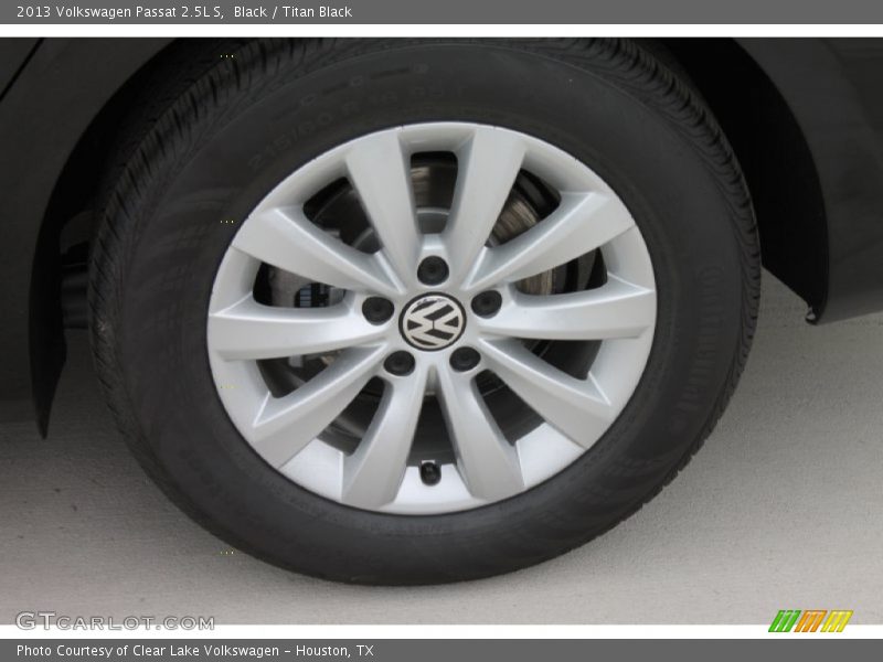 Black / Titan Black 2013 Volkswagen Passat 2.5L S