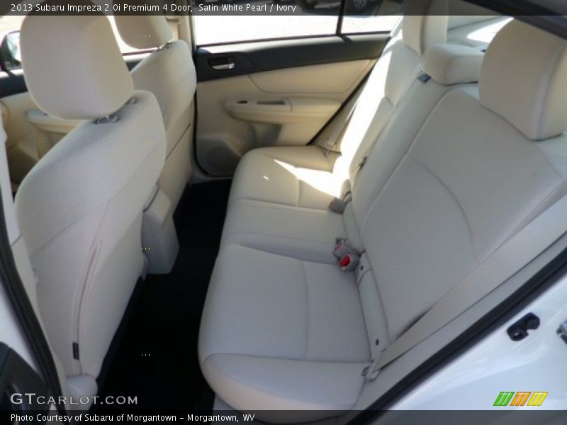 Satin White Pearl / Ivory 2013 Subaru Impreza 2.0i Premium 4 Door
