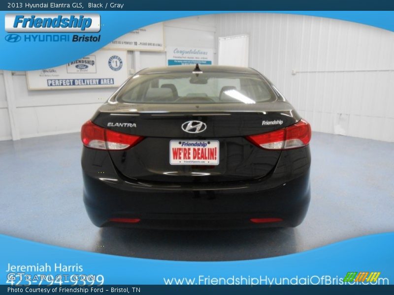 Black / Gray 2013 Hyundai Elantra GLS