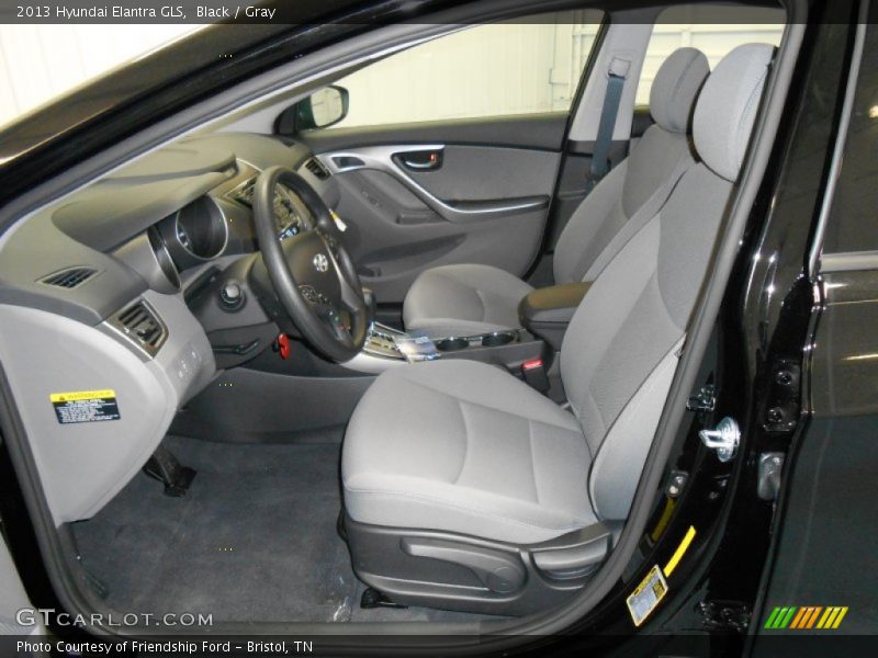 Black / Gray 2013 Hyundai Elantra GLS