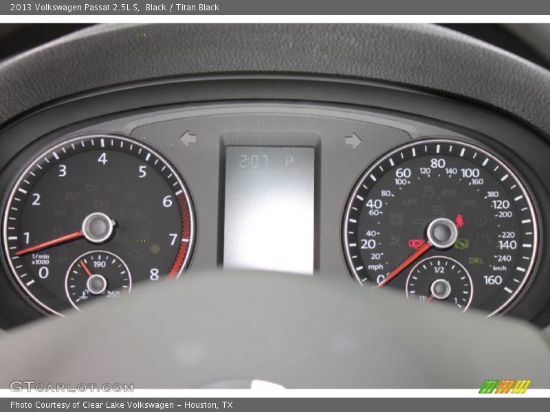 Black / Titan Black 2013 Volkswagen Passat 2.5L S