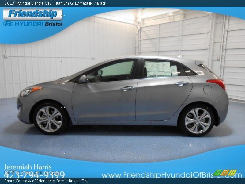 Titanium Gray Metallic / Black 2013 Hyundai Elantra GT