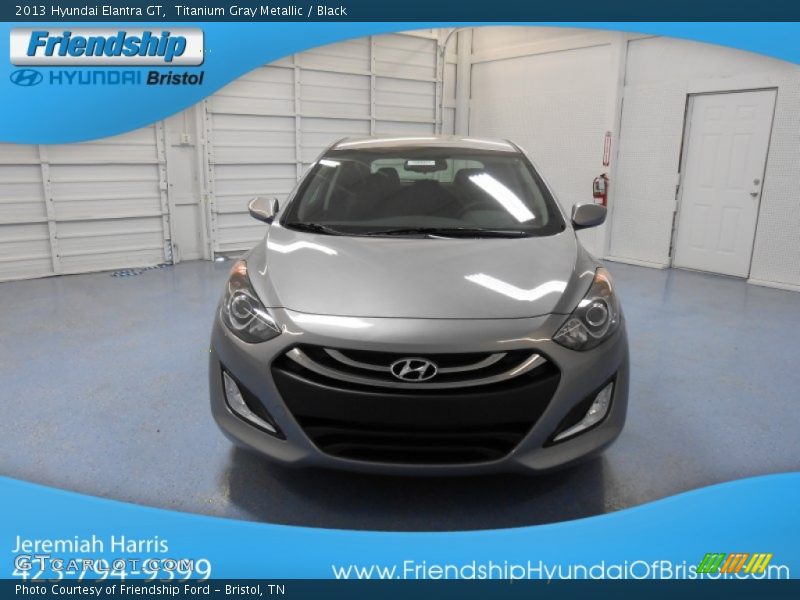Titanium Gray Metallic / Black 2013 Hyundai Elantra GT