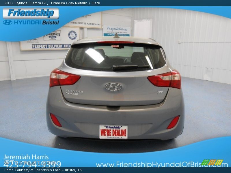 Titanium Gray Metallic / Black 2013 Hyundai Elantra GT