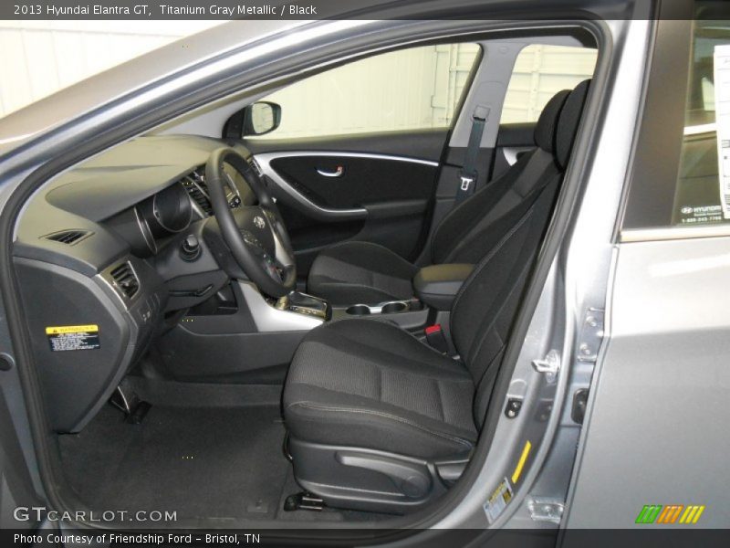 Titanium Gray Metallic / Black 2013 Hyundai Elantra GT