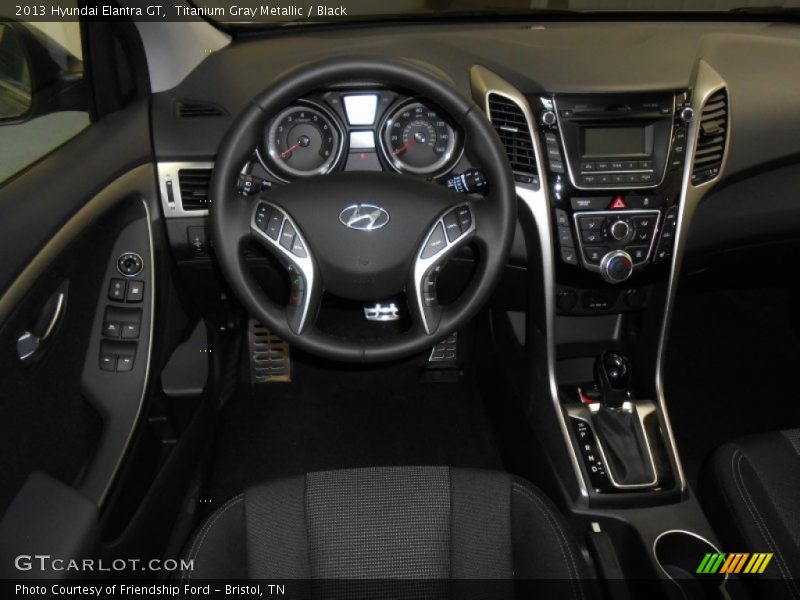 Titanium Gray Metallic / Black 2013 Hyundai Elantra GT