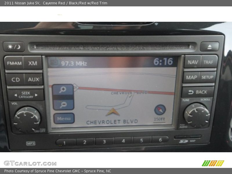 Navigation of 2011 Juke SV