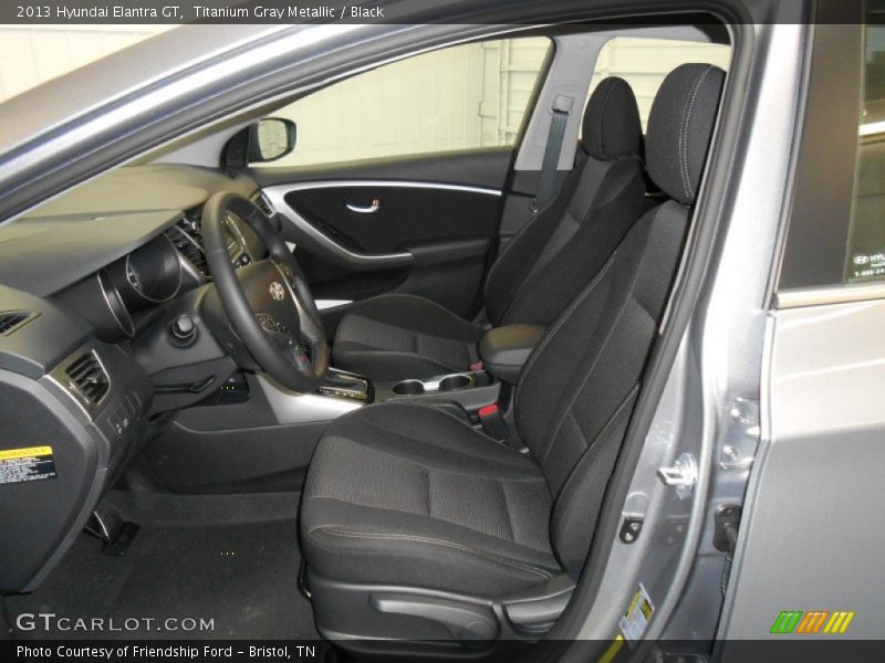 Titanium Gray Metallic / Black 2013 Hyundai Elantra GT