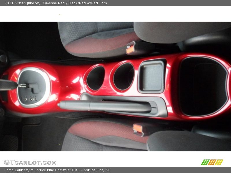 Cayenne Red / Black/Red w/Red Trim 2011 Nissan Juke SV