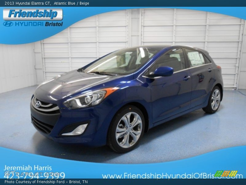 Atlantic Blue / Beige 2013 Hyundai Elantra GT