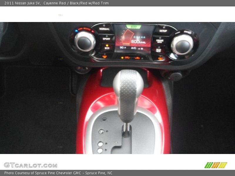  2011 Juke SV Xtronic CVT Automatic Shifter