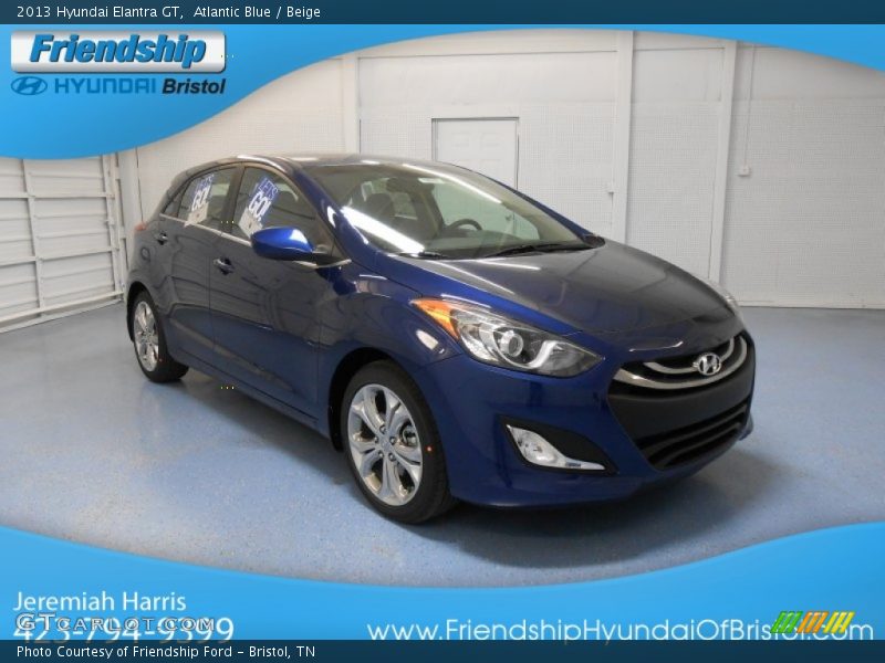 Atlantic Blue / Beige 2013 Hyundai Elantra GT