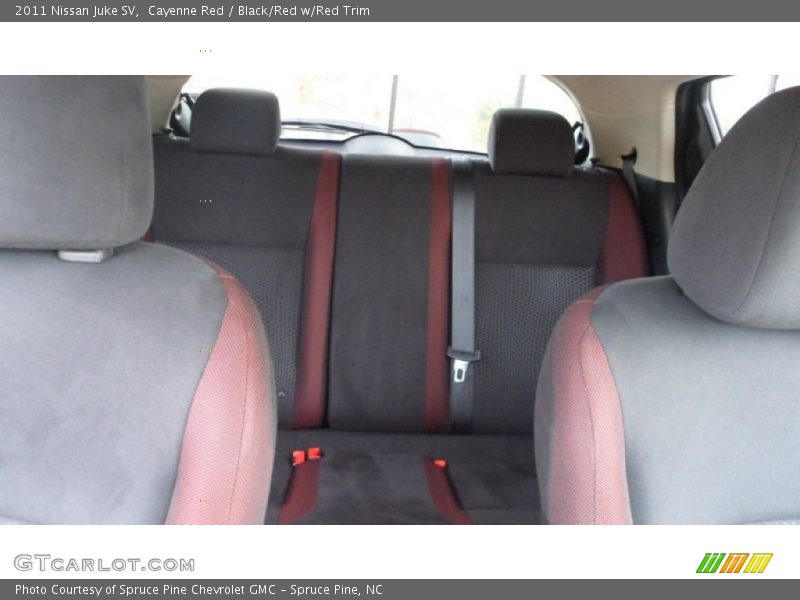 Cayenne Red / Black/Red w/Red Trim 2011 Nissan Juke SV