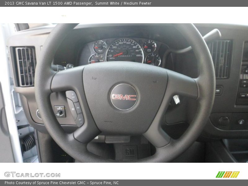 Summit White / Medium Pewter 2013 GMC Savana Van LT 1500 AWD Passenger