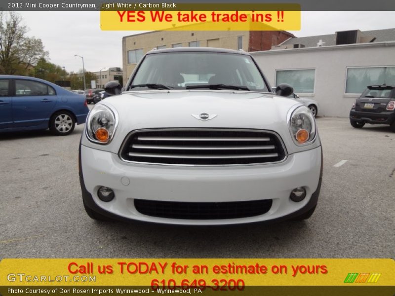 Light White / Carbon Black 2012 Mini Cooper Countryman